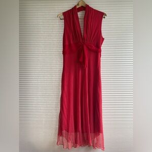 Jonathan Martin 100% Silk Red and white Polka Dot Women’s Dress size 12